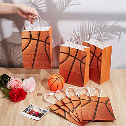 Rechteckige Geschenktüten aus Papier mit Griff&nbsp;ABAG-WH20001-10C