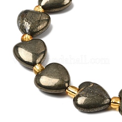 Природного пирита бисер нитей&nbsp;G-Z131-C01-01