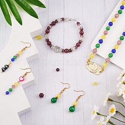 Kit per la creazione di braccialetti rotondi perline occhio di gatto fai da te&nbsp;DIY-SZ0006-56D