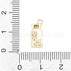 Messing micro pave klare zirkonia anhänger&nbsp;KK-D225-02G