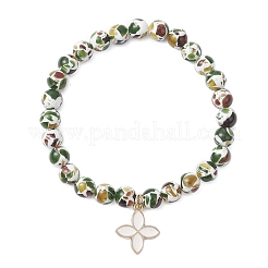 Сплав эмали шарм браслеты&nbsp;BJEW-JB12238-02