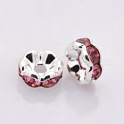 Perline distanziatori strass in ottone&nbsp;RB-A014-L5mm-23S-NF