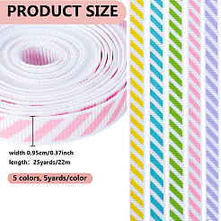Nastro in poliestere a 5 colore&nbsp;OCOR-GA0002-96