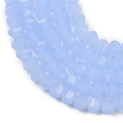 Chapelets de perles en verre imitation jade&nbsp;GLAA-G125-01B-02