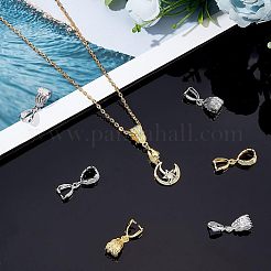 32 шт. 2 цвета стойки с покрытием из латуни подвесные скобы&nbsp;KK-FH0002-84