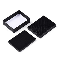 Шкатулки для драгоценностей из фактурного картона с ромбами&nbsp;CBOX-T006-01G