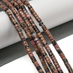 Chapelets de perles en rhodonite naturelle&nbsp;G-C084-D11-02