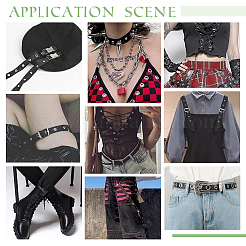 9 ярд блестящей полиэстеровой ленты с люверсами из сплава&nbsp;OCOR-PH0002-94B