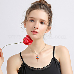 48 шт. 12-цветные подвески-соединители из сплава с УФ-печатью&nbsp;FIND-HY0003-03