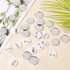 Пустая железная брошь FIND-WH0034-82P