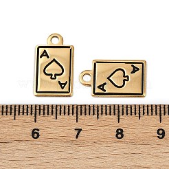 Подвески из нержавеющей стали 304 с эмалью&nbsp;STAS-L290-45G