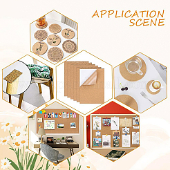 Изоляционные листы из пробки&nbsp;DIY-BC0009-21