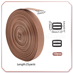 25 ярд плоских нейлоновых лент DIY-WR0003-61
