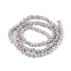 Opache perle di vetro fili&nbsp;GLAA-N019-4mm-21