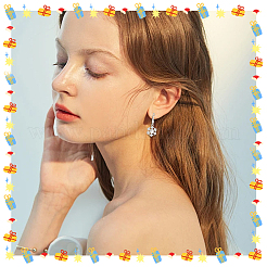 36шт 6 стиля подвески из сплава со стразами&nbsp;FIND-SC0020-06