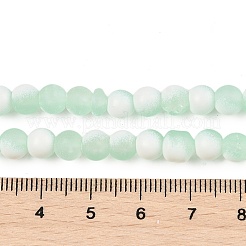 Mattierte Crackle-Glasperlen&nbsp;X1-GLAA-U001-8mm-M01