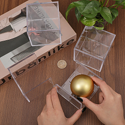 Квадратная актиловая бейсбольная витрина&nbsp;LS-ODIS-WH0002-78