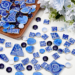 500 g 4 Stile Mosaikfliesen Porzellan Cabochons&nbsp;DIY-SP0007-74