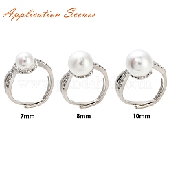 Регулируемые латунные колышки для пальцев&nbsp;ZIRC-I049-03P