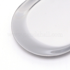 ステンレス製トレイ  収納トレー  化粧品ジュエリーオーガナイザー  オーバル  ステンレス鋼色  179x85x8mm&nbsp;STAS-WH0018-11P