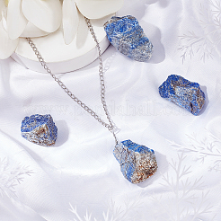 Грубые необработанные натуральные бусины из лазурита&nbsp;G-NB0003-60