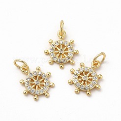 Стойки обшивки латунь микро проложить кубическую прелесть диоксида циркония&nbsp;ZIRC-M120-05G