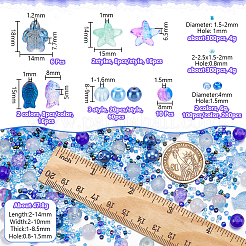 Стеклянные бусины GLAA-NB0001-85