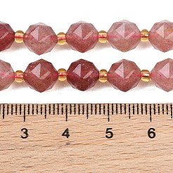 Chapelets de perles aux fraises en quartz naturel&nbsp;GG-NH0014-A01