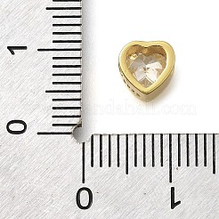 925 бусина из стерлингового серебра с кубическим цирконием STER-L066-06G-01