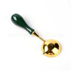 Cuillère de fusion de cachet de cire en laiton&nbsp;TOOL-WH0134-10