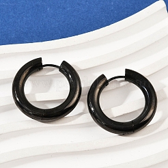 Серьги-кольца из нержавеющей стали 202 для полировки EJEW-M106-02EB-06