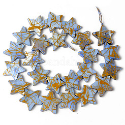 Нити бусин из натуральных пресноводных ракушек X-SHEL-N026-91F