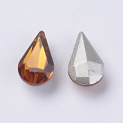 Strass en verre pointé &nbsp;RGLA-E014-8x13mm-203