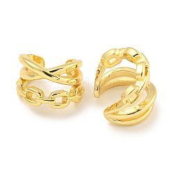 Boucles d'oreilles en laiton&nbsp;EJEW-C104-153G
