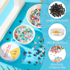 Kits de fabrication de colliers/bracelets DIY&nbsp;DIY-TAC0032-18I