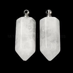 Подвески для флаконов духов из натуральных и синтетических смешанных драгоценных камней&nbsp;G-H332-09P