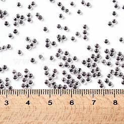 TOHOラウンドシードビーズ  日本製シードビーズ  （コンコードグレープライニングクリスタル光沢1064)個  11/0  2.2mm  穴：0.8mm  約50000個/ポンド&nbsp;SEED-TR11-1064