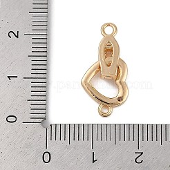 Застежки-сердечки из латуни FIND-U017-19G