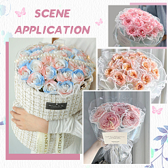 4 Yard Organza-Blumenstrauß-Geschenkpapier&nbsp;DIY-GF0014-30