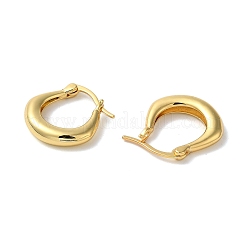 Orecchini a cerchio in ottone con placcatura a cremagliera per donna&nbsp;EJEW-L224-74G