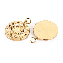 Pendentifs cabochons en acier inoxydable 304&nbsp;STAS-S116-238G