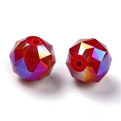 Гальванические непрозрачные стеклянные бусины&nbsp;EGLA-B003-02A-04