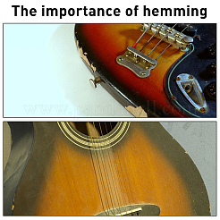 Эластичная лента по краям из АБС-пластика&nbsp;AJEW-WH0270-277B