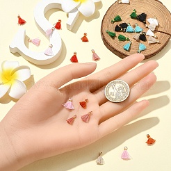 20 шт. 5-х цветные подвесные украшения из поликоттона с кисточками&nbsp;FIND-YW0007-48A