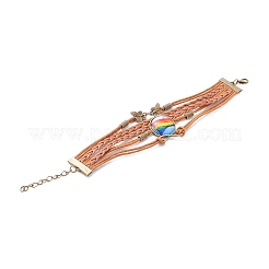 Браслет радужной гордости BJEW-F426-01C