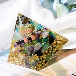 Générateurs d'énergie de résine de pyramide d'orgonite&nbsp;PW-WG195AB-01
