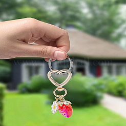 1шт. подвеска в виде клубники из акрила&nbsp;HJEW-LP0001-07
