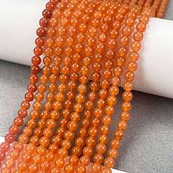Натуральный красный авантюрин бисер нитей X-G-M438-A09-01