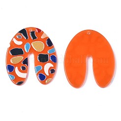 Полупрозрачные подвески из ацетата целлюлозы (смолы) KY-T040-40D