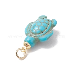 Подвески из окрашенной синтетической бирюзы&nbsp;PALLOY-JF05075